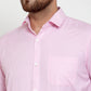 Jainish Pink Men's Cotton Striped Formal Shirt's ( SF 759Pink )