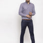Jainish Grey Men's Dobby Solid Formal Shirts ( SF 762Grey )