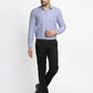 Jainish Blue Men's Cotton Checked Formal Shirt's ( SF 765Blue )