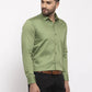 Jainish Olive Men's Cotton Solid Formal Shirt's ( SF 768Olive )