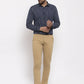 Jainish Navy Men's Cotton Striped Formal Shirt's ( SF 770Navy )