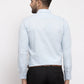 Jainish Blue Men's Cotton Striped Formal Shirt's ( SF 770Sky )