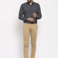 Jainish Black Men's Cotton Printed Formal Shirt's ( SF 772Black )