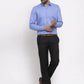 Jainish Blue Men's Cotton Printed Formal Shirt's ( SF 774Blue )