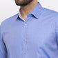 Jainish Blue Men's Cotton Printed Formal Shirt's ( SF 774Blue )