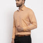 Jainish Brown Men's Cotton Printed Formal Shirt's ( SF 774Rust )