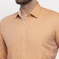 Jainish Brown Men's Cotton Printed Formal Shirt's ( SF 774Rust )