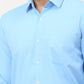 Jainish Blue Men's Solid Formal Shirts ( SF 777Light-Blue )
