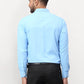 Jainish Blue Men's Solid Formal Shirts ( SF 777Light-Blue )