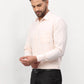 Jainish Peach Men's Solid Formal Shirts ( SF 777Peach )