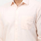 Jainish Peach Men's Solid Formal Shirts ( SF 777Peach )