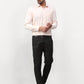 Jainish Peach Men's Solid Formal Shirts ( SF 777Peach )