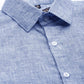 Jainish Blue Men's Solid Cotton Formal Shirt ( SF 782Blue )