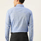 Jainish Blue Men's Solid Cotton Formal Shirt ( SF 782Blue )