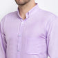 Jainish Purple Men's Button Down Collar Cotton Formal Shirt ( SF 785Light-Purple )