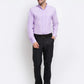 Jainish Purple Men's Button Down Collar Cotton Formal Shirt ( SF 785Light-Purple )