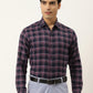 Jainish Pink Men's Formal Cotton Checked Shirt ( SF 786Pink )