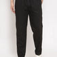 Jainish Men Black Solid Track Pants ( JOG 011Blackxxx )