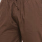 Jainish Men's Brown Solid Cotton Track Pants ( JOG 011Coffee )