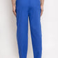 Jainish Men's Blue Solid Cotton Track Pants ( JOG 011Royal-Blue )