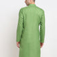 Jompers Men's Solid Cotton Kurtas ( KO 532Parrot )