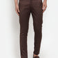 Jainish Men's Brown Solid Formal Trousers ( FGP 253Coffee )