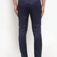 Jainish Men's Navy Solid Formal Trousers ( FGP 253Navy )