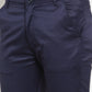 Jainish Men's Navy Solid Formal Trousers ( FGP 253Navy )
