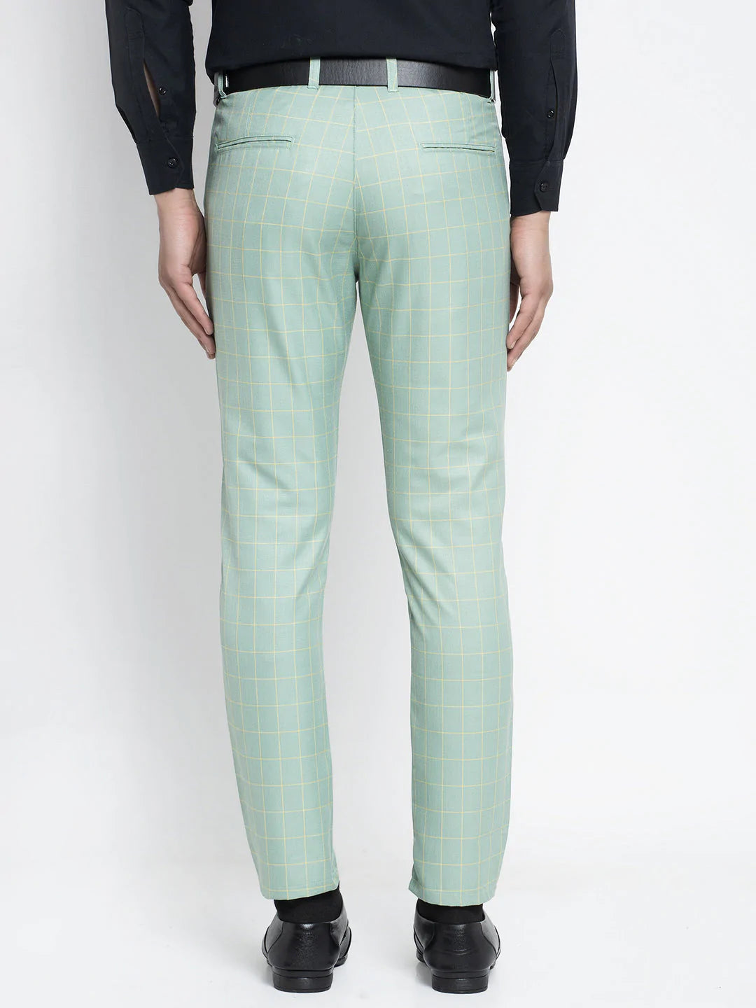 Jainish Men's Green Formal Trousers ( FGP 260Sea-Green )
