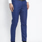 Jainish Men's Blue Formal Trousers ( FGP 261Blue )