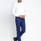 Jainish Men's Blue Formal Trousers ( FGP 261Blue )