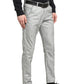 Jainish Men's Grey Cotton Solid Formal Trousers ( FGP 268Grey )