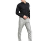 Jainish Men's Grey Cotton Solid Formal Trousers ( FGP 268Grey )