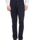 Jainish Men's Navy Blue 4-Way Lycra Tapered Fit Trousers ( FGP 269Navy )