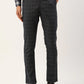 Jainish Men's Black Window Checked Formal Trousers ( FGP 272 Black )