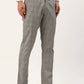 Jainish Men's Grey Window Checked Formal Trousers ( FGP 272 Grey )