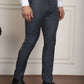 Tapered Fit Solid Trousers ( FGP 278Charcoal )