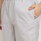Jainish Men's Steel-Grey Cotton Solid Night Suits ( GNS 003Steel-Grey )