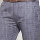 Jainish Men's Blue Checked Formal Trousers ( GP 254Blue )