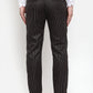 Jainish Men's Black Cotton Striped Formal Trousers ( FGP 255Black )