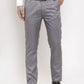Jainish Men's Grey Cotton Striped Formal Trousers ( FGP 255Grey )
