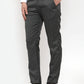 Jainish Men's Green Cotton Striped Formal Trousers ( FGP 255Olive )
