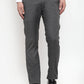 Jainish Men's Black Cotton Solid Formal Trousers ( FGP 256Charcoal )