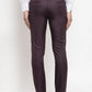 Jainish Men's Purple Cotton Solid Formal Trousers ( FGP 258Purple )