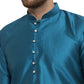 Jompers Men's Peacock Jacquard Kurta Payjama Sets  ( JOKP 589 Peacock )