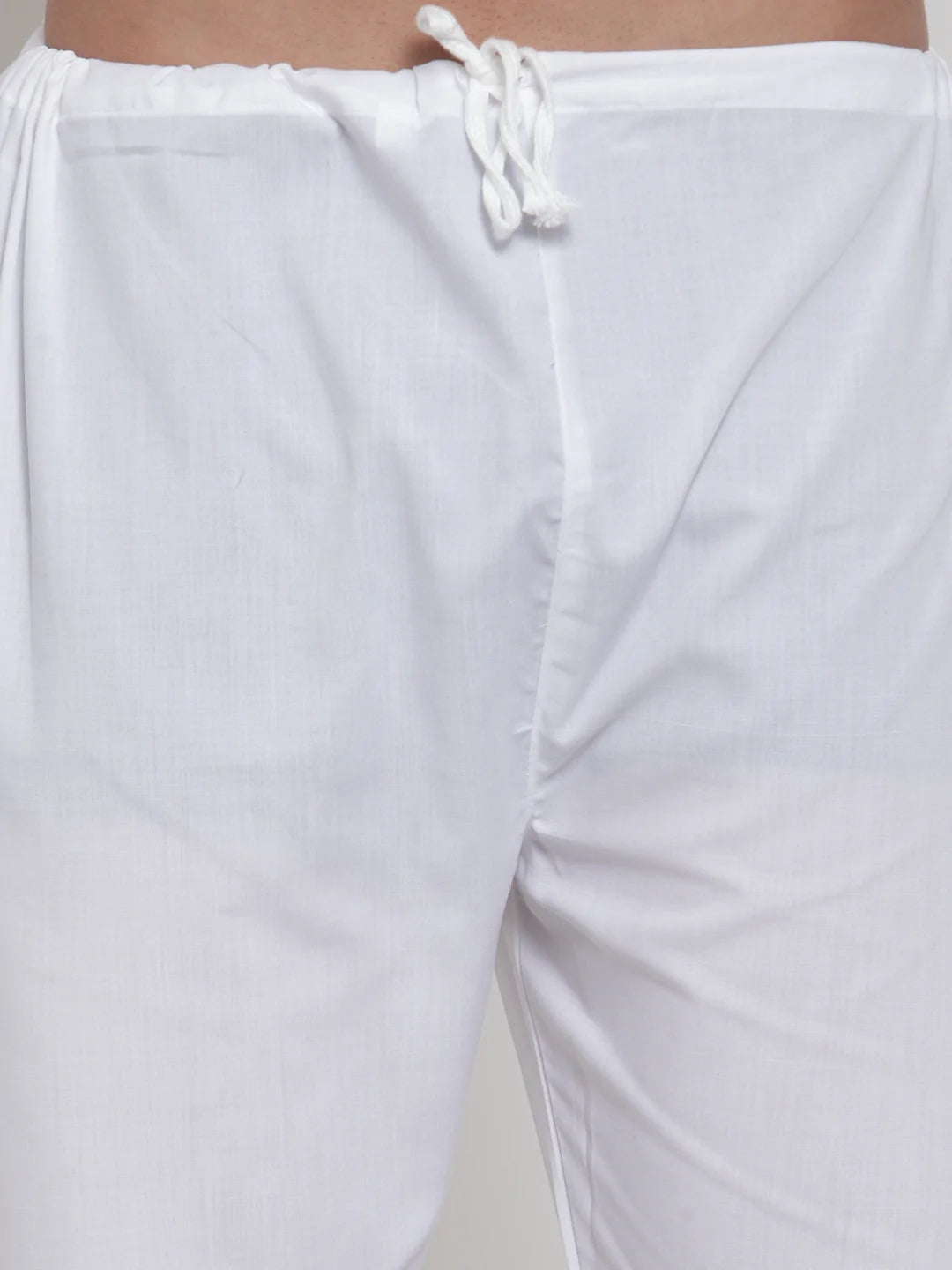 Jompers Men Sky-Blue & White Solid Kurta with Churidar ( JOKP 611 Sky )