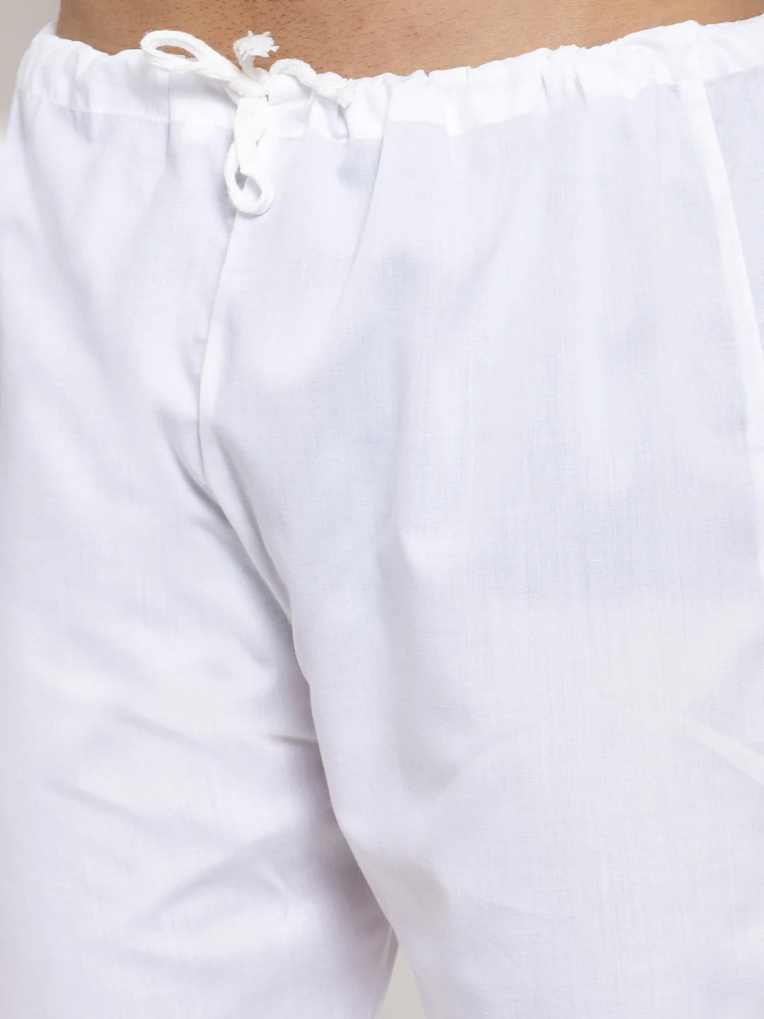 Jompers Men Navy Blue Woven Design Ikkat Straight Kurta with Churidar ( JOKP 615 Navy )