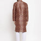 Jompers Men Multi-colour Printed Kurta Only ( KO 624 Multi_Black )