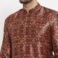 Jompers Men Multi-colour Printed Kurta Only ( KO 624 Multi_Black )