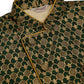 Men's Woven Design Waistcoat ( JOWC 4048Olive )